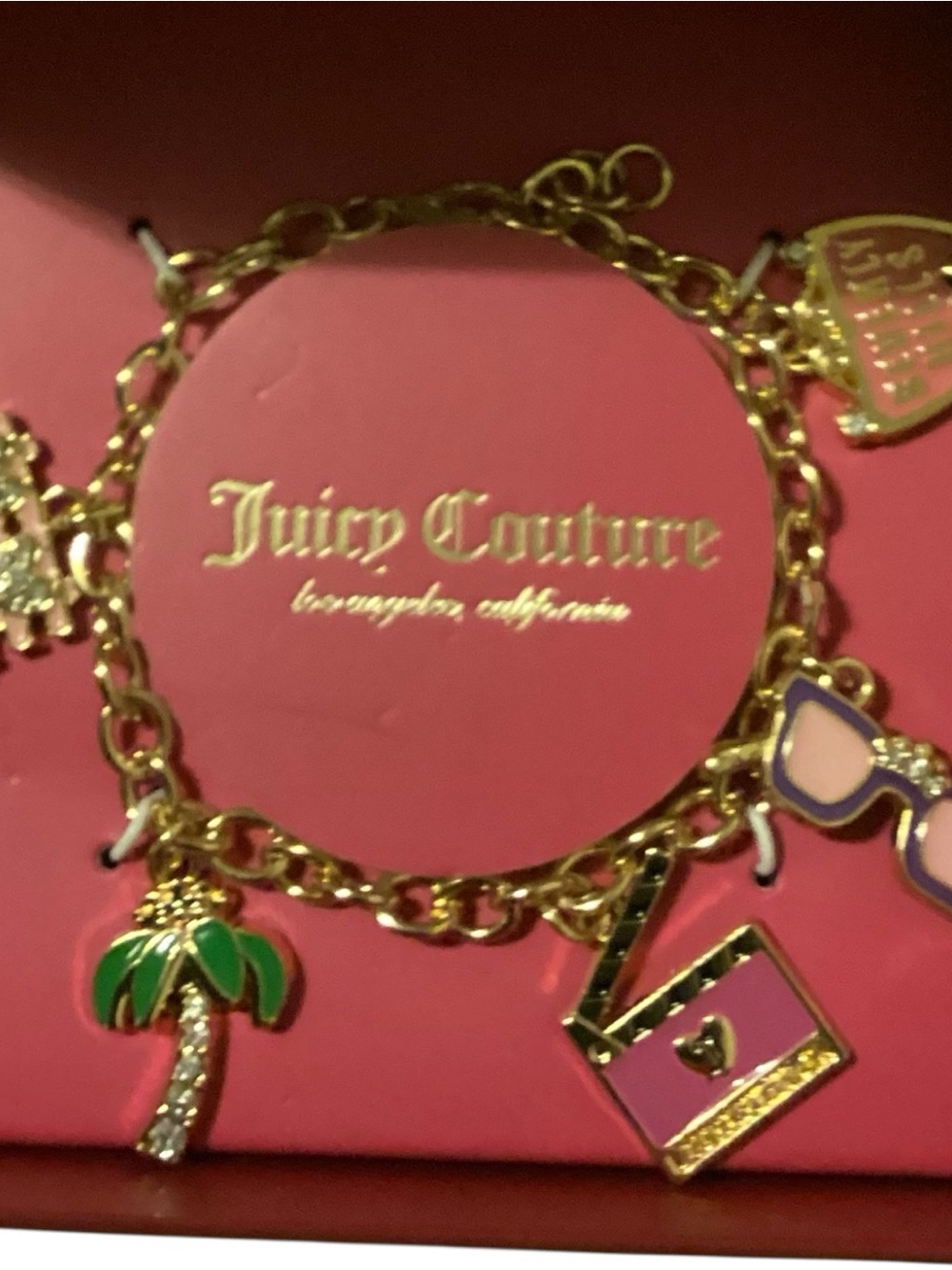 Juicy Couture Beverly Hills Hollywood Theme Charm Bracelet Only - Picture 10 of 10